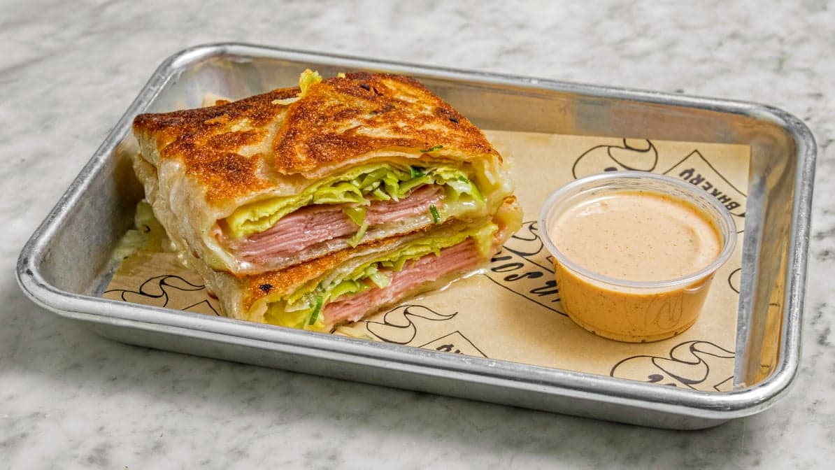 Mortadella Scallion Pancake