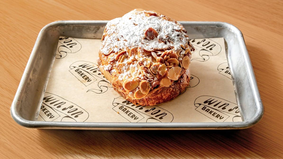Twice Baked Almond Bolo Bao