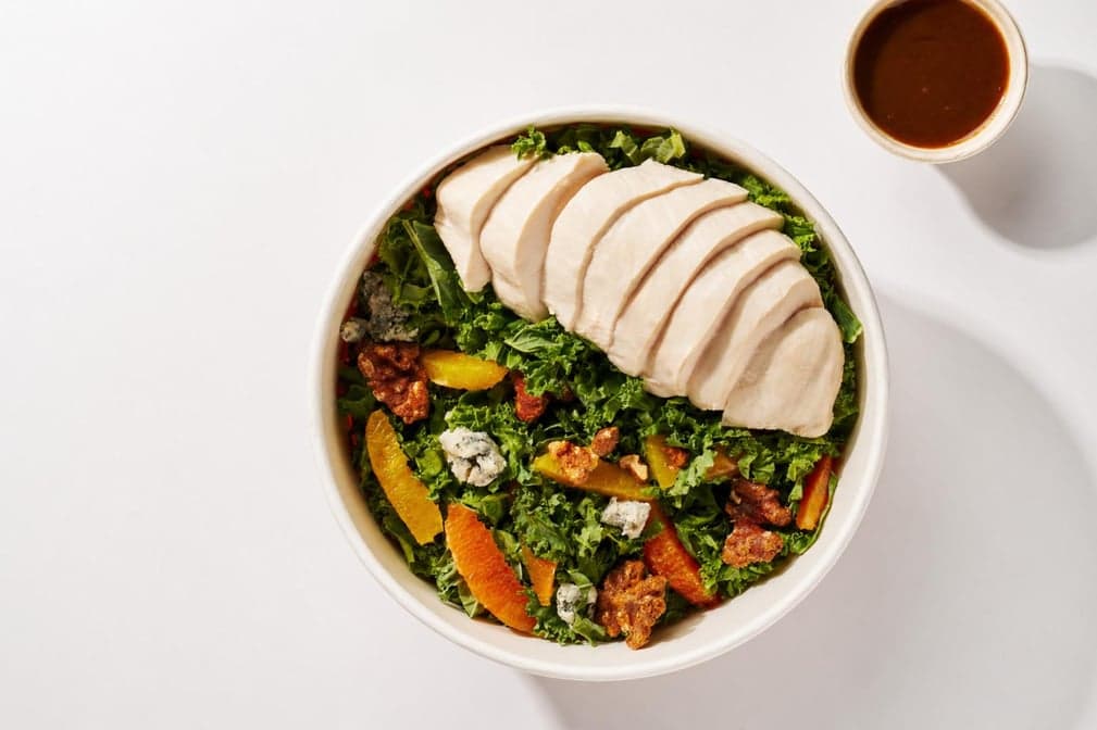 Chicken Kale Waldorf Salad