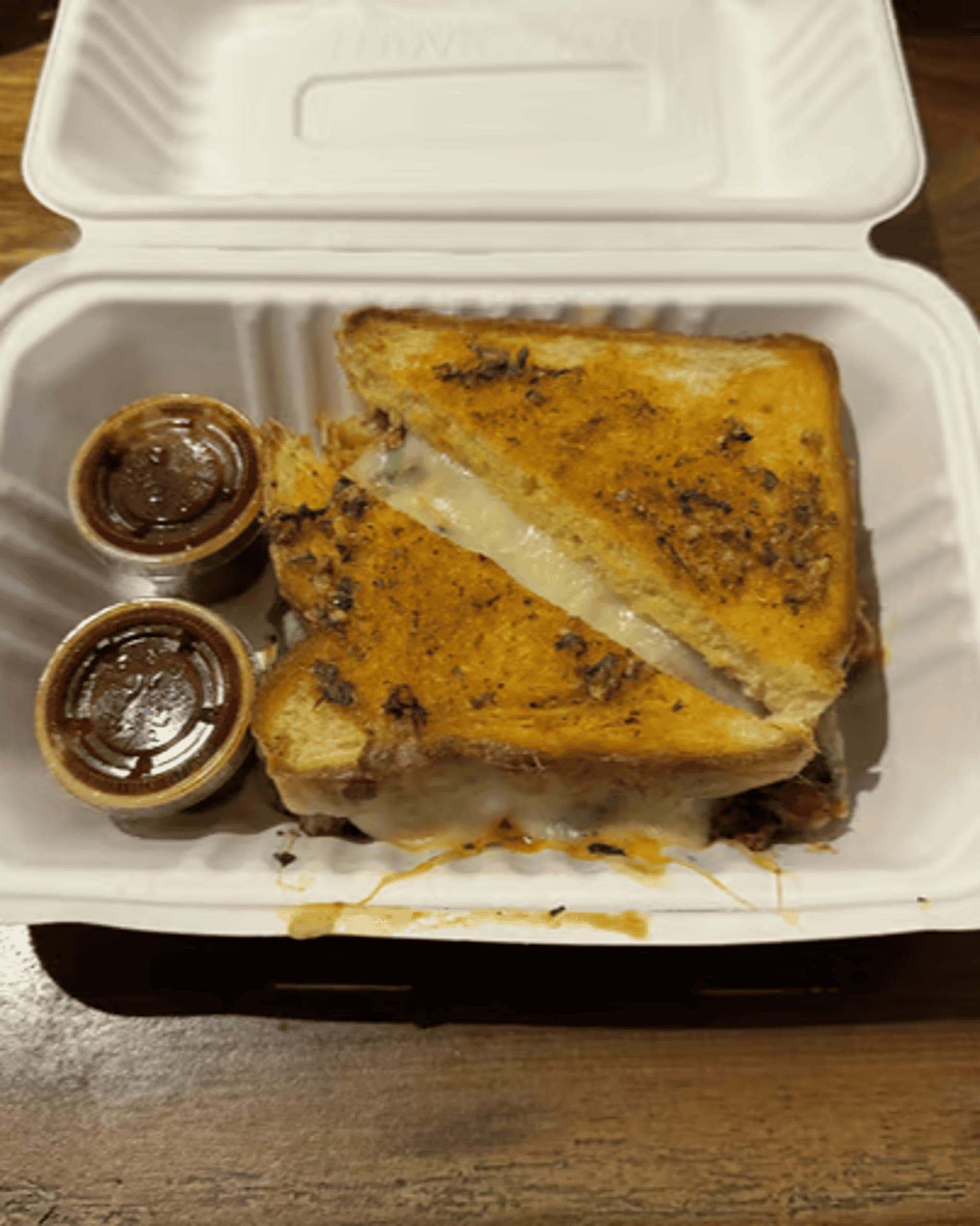 Texas Garlic Toast Grilled Cheese