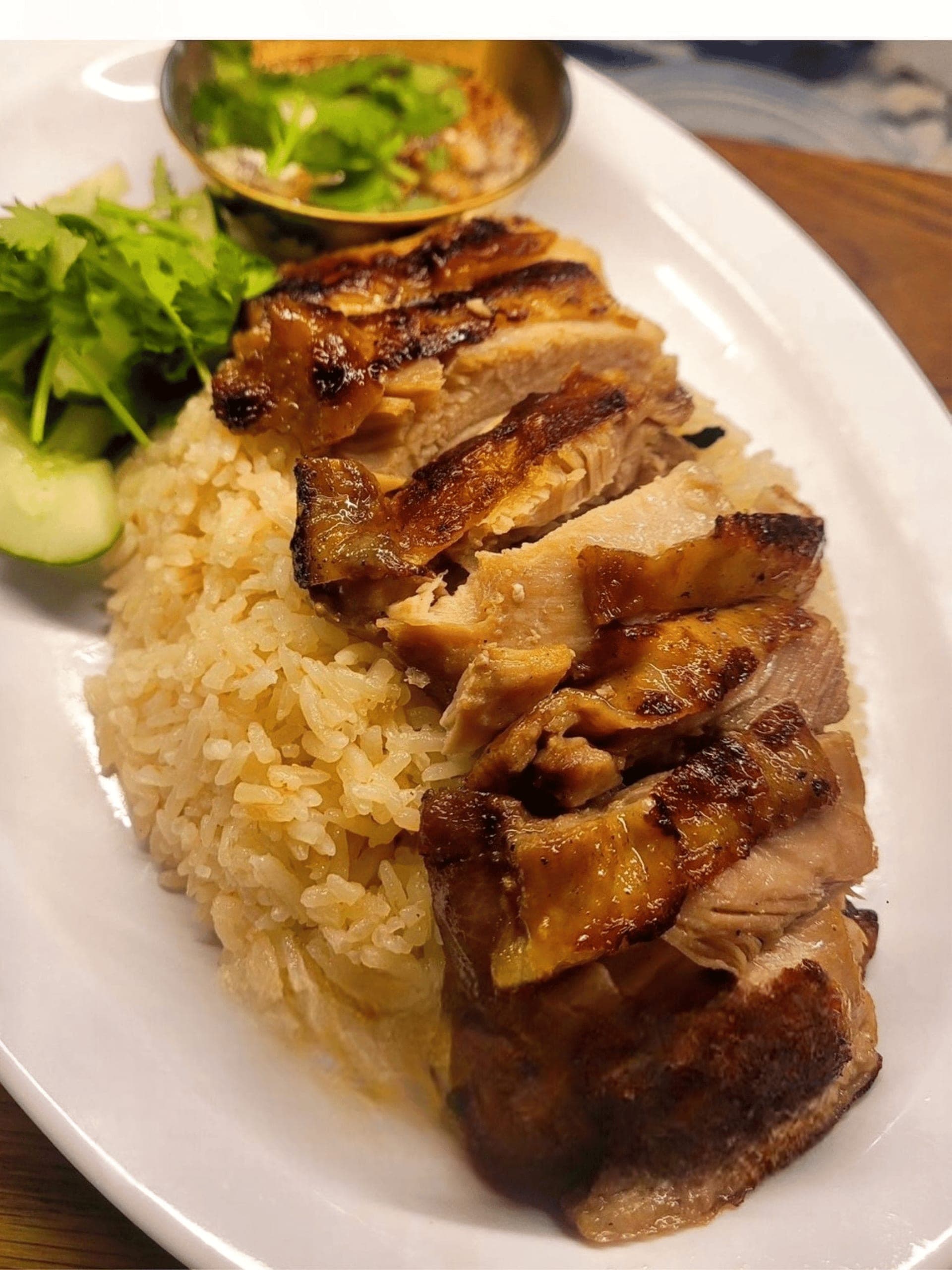 KHAO MAN GAI YANG (GRILLED CHICKEN)