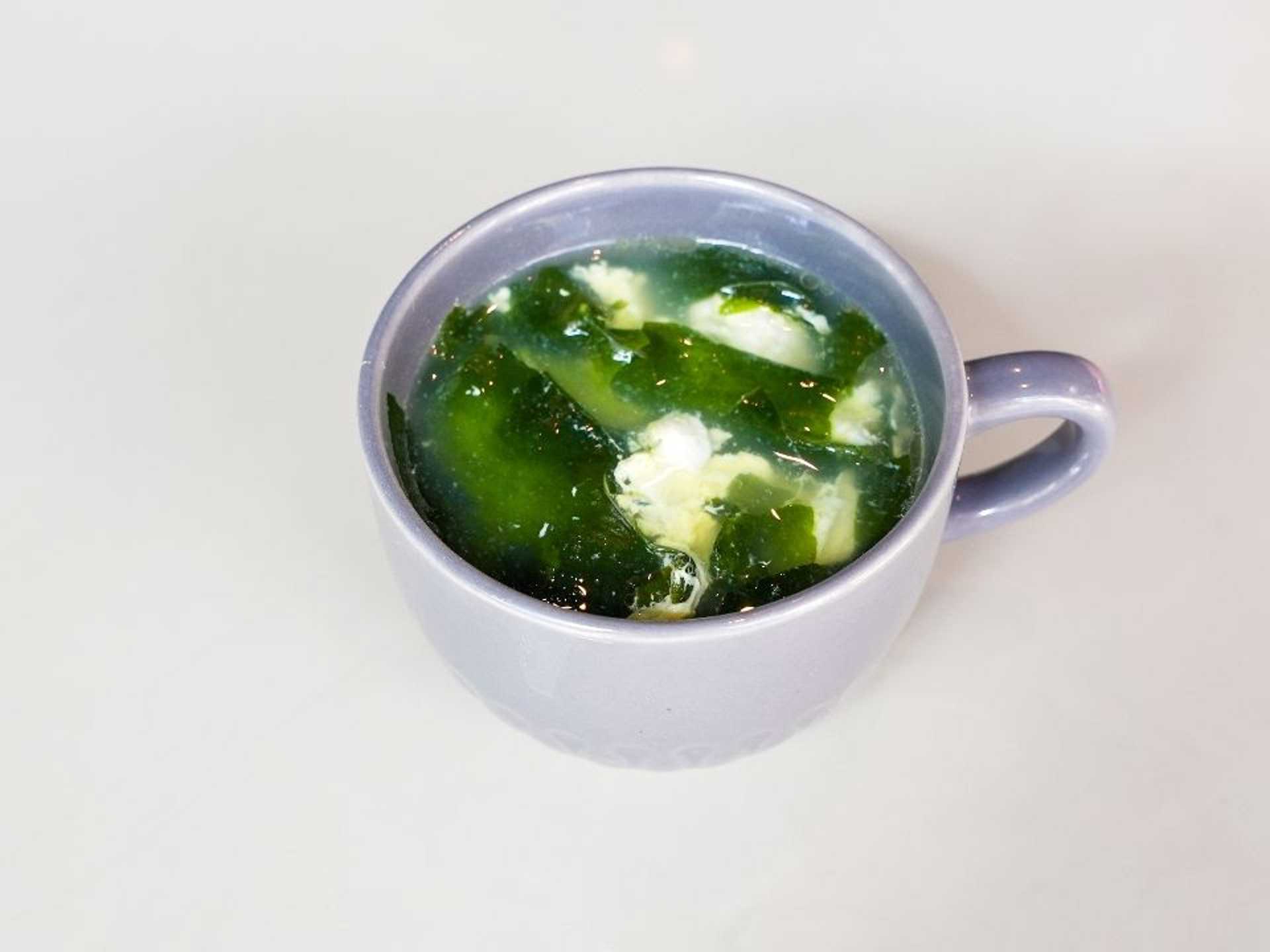 Seaweed Egg Drop Soup