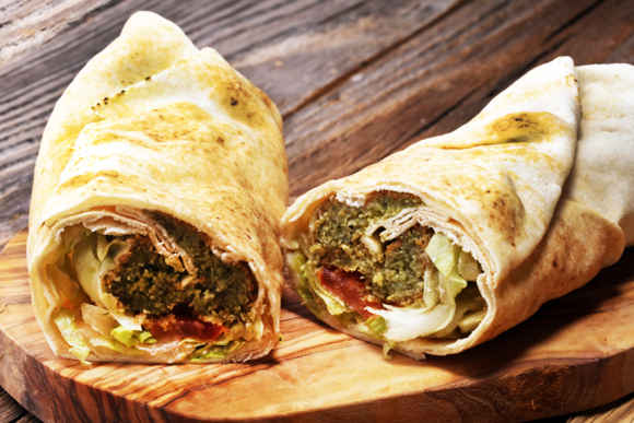 Falafel Kebab Wrap