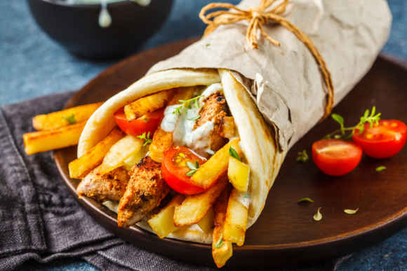Fresh Chicken Gyro Sandwich