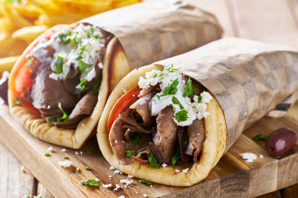 Fresh Lamb Gyro Sandwich