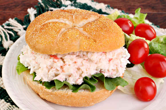 Crab Meat Salad Sandwich