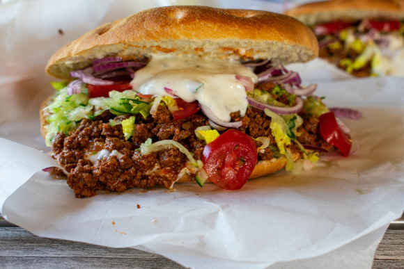 Double Chopped Cheese Sandwich
