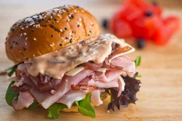 Homemade Fresh Turkey Special Sandwich