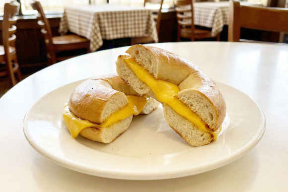Bagel with American Cheese