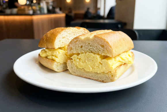 2 Eggs on Roll