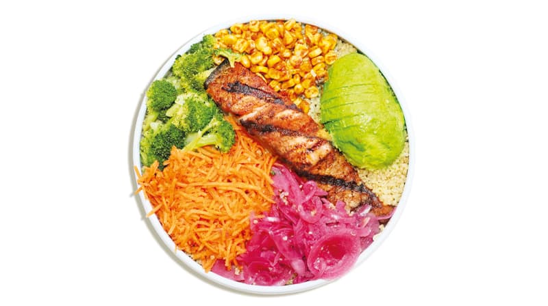 Salmon Goddess Plate