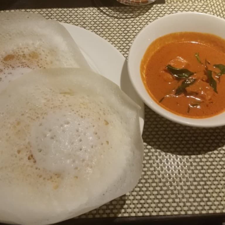 Appam with Chicken Gravy (2)