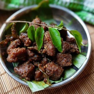 Mutton Sukka Varuval (Boneless Goat)