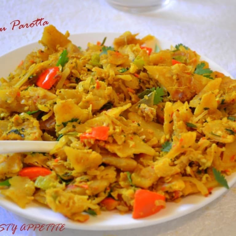 Vegetable Kothu Parotta