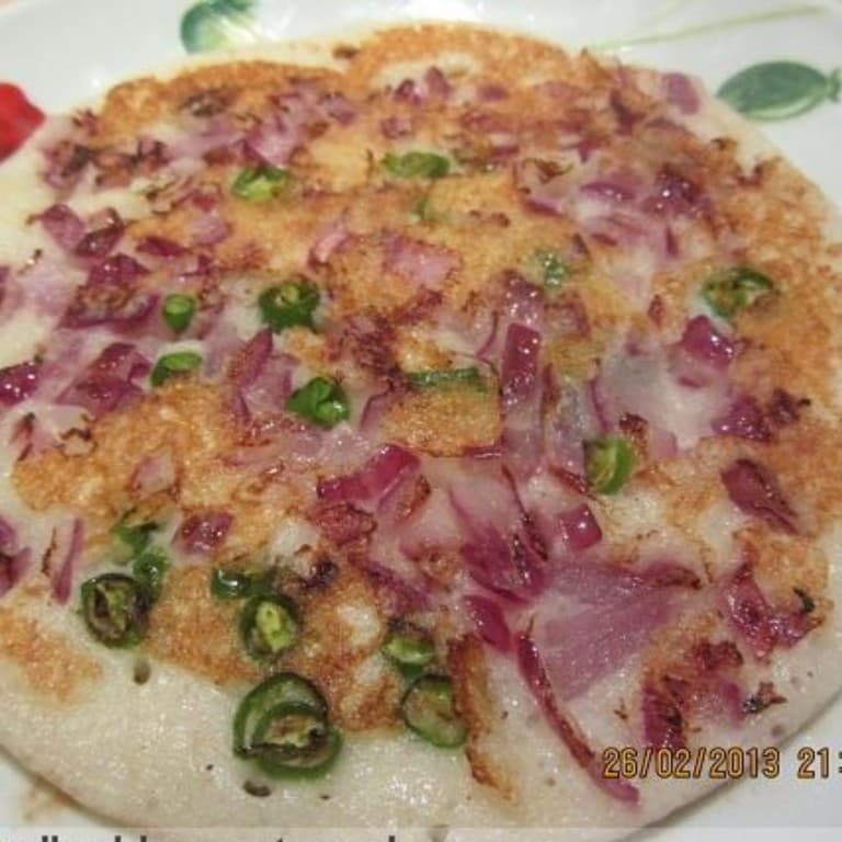 Chili Onion Uthappam