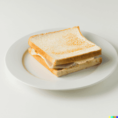 Boiled Ham & Cheese Sandwich