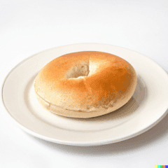 Toasted Jumbo Bagel