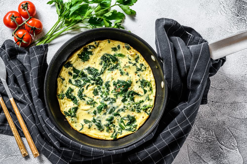 Spinach Omelette