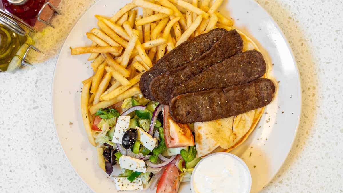 Chicken Souvlaki Platter