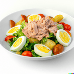 White Meat Tuna Fish Salad Platter