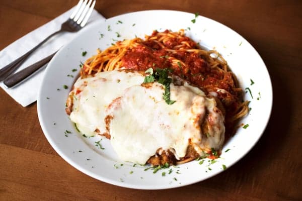 Chicken Parmigiana Entree