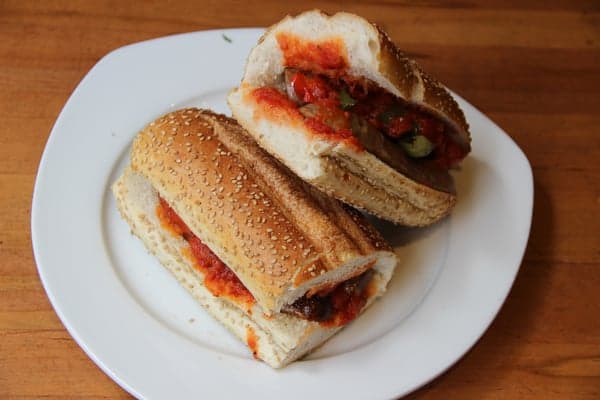 Sausage & Peppers Hero