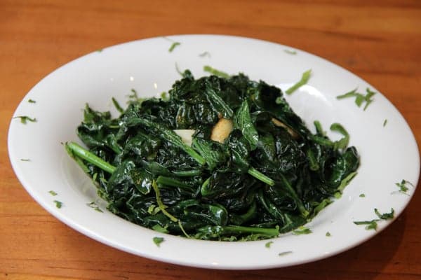 Sauteed Spinach