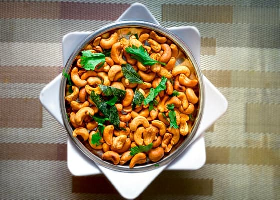 20. Masala Cashew Nuts
