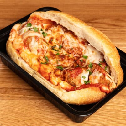 Meatball Parmigiana Hero