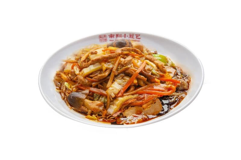 Shredded Beef Pan-Fried Crispy Noodle